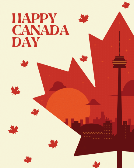 Happy Canada Day Greeting Cards